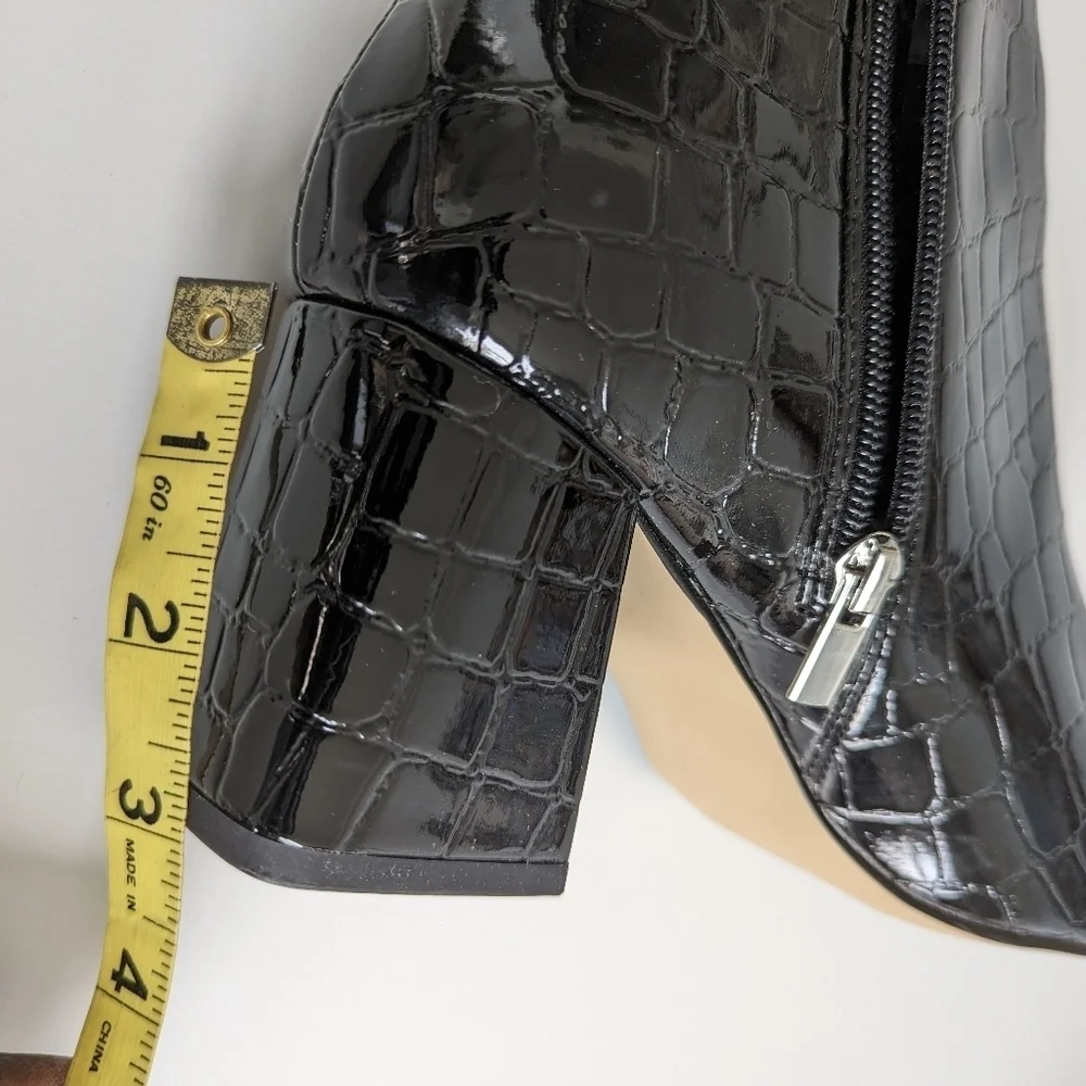 Eloquii Lexa Faux Patent Croc Leather 3